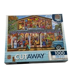 MasterPieces Hometown Market 1000 Pc  EZ Grip Large Puzzle Steve Crisp UNCOUNTED